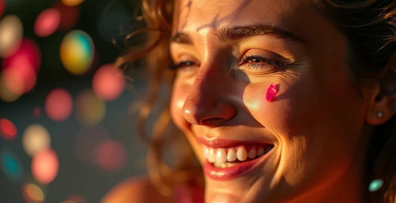 Moment de rire spontané capturé dans un photobooth de mariage